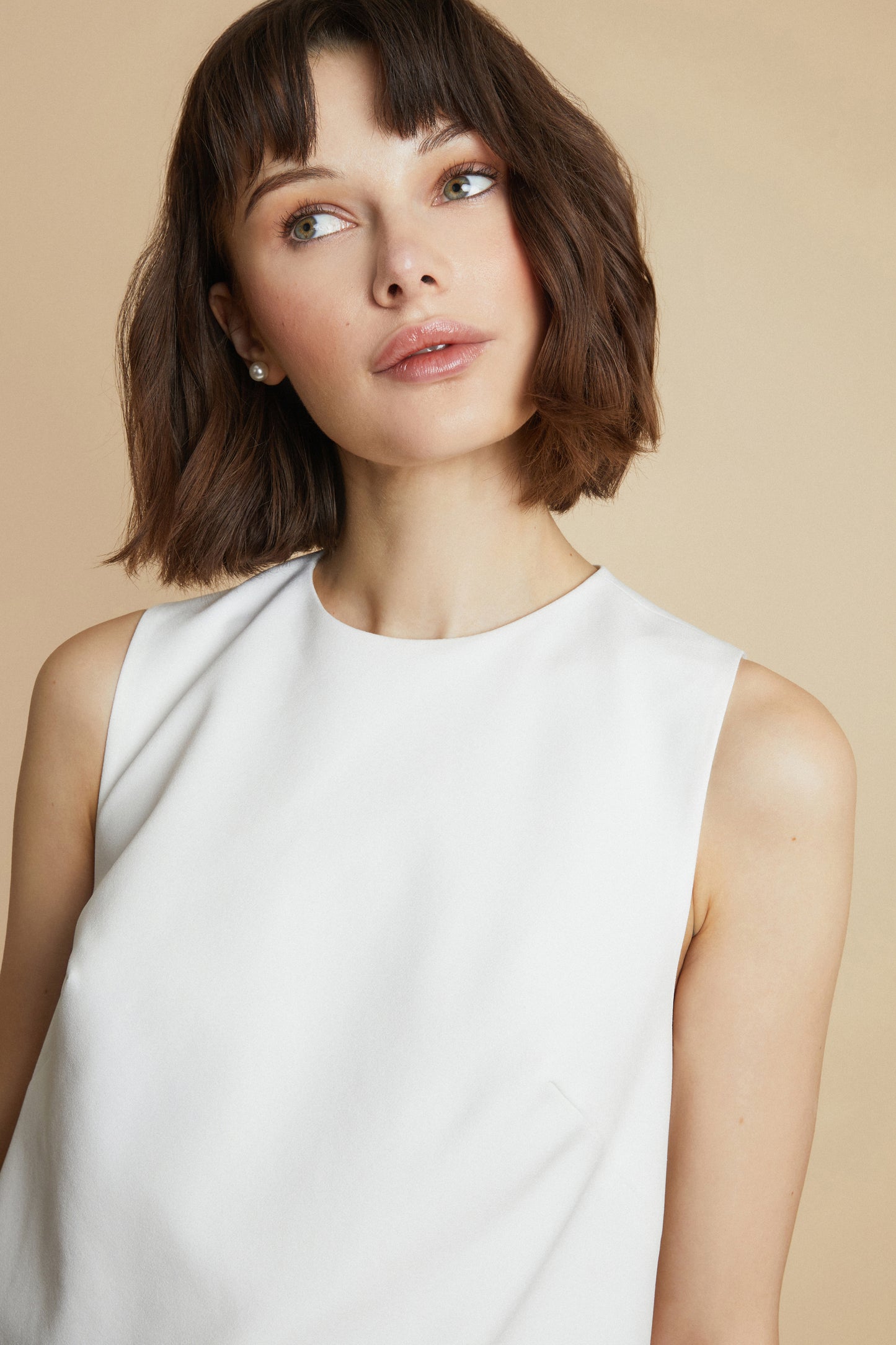 Gemma Embellished White Top